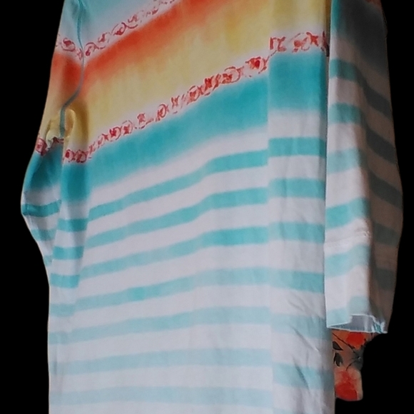 Ralph Lauren 3/4 Sleeve Multicolor Knit Top EUC - Picture 5 of 7